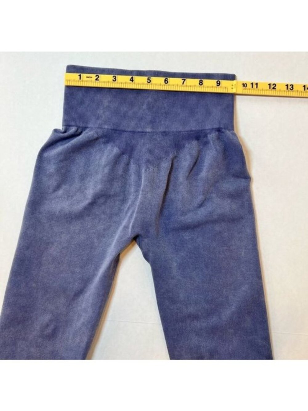Bo+tee leggings washed blue bootie shaping style workout leggings pants Size XS - Picture 4 of 8